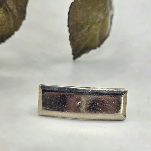 "5/$25" Small Sterling Silver Bar Brooch Pin - Picture 1 of 7
